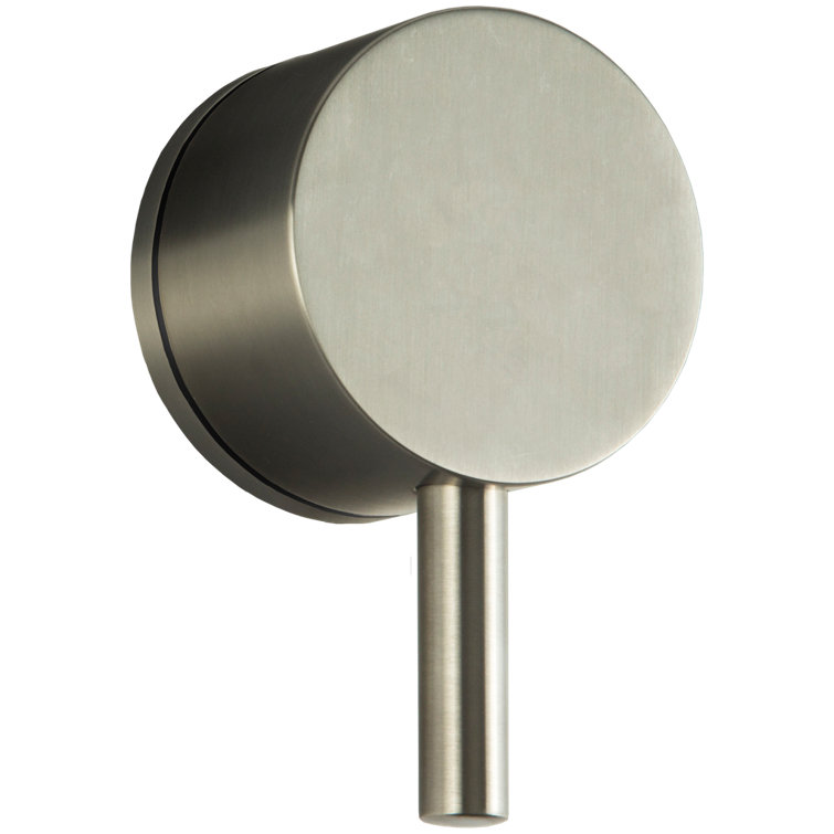 Volume Control 1/2" Trim Kit, RND + Lever, Equal Plate