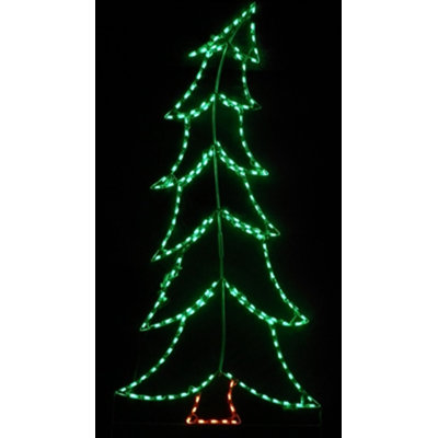 Grand présentoir lumineux de Noël