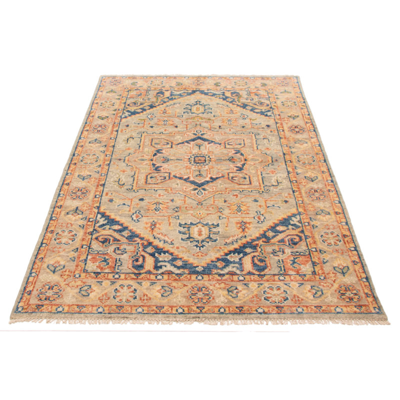 Tapis gris Jules Serapi 6 pi 0 po x 8 pi 9 po