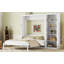 Lit escamotable Meridian Murphy avec tablettes de rangement et conception rabattable-122587071