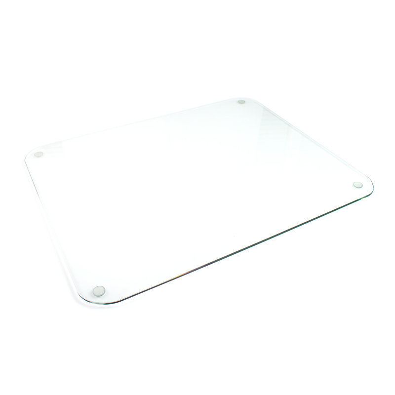 Floortex Glaciermat Glass Desk Pad, 20" x 36"
