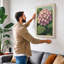 Hydrangea Botanical - Wrapped Canvas-115988059-115988057