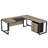 Trisca 70.8" W L-Shaped Executive Desk with Storage Cabinet-163630408