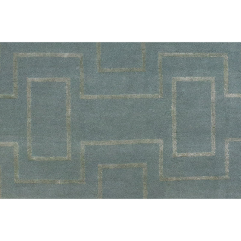 Hand Knotted Indoor Rug, Rectangle 6' x 9'