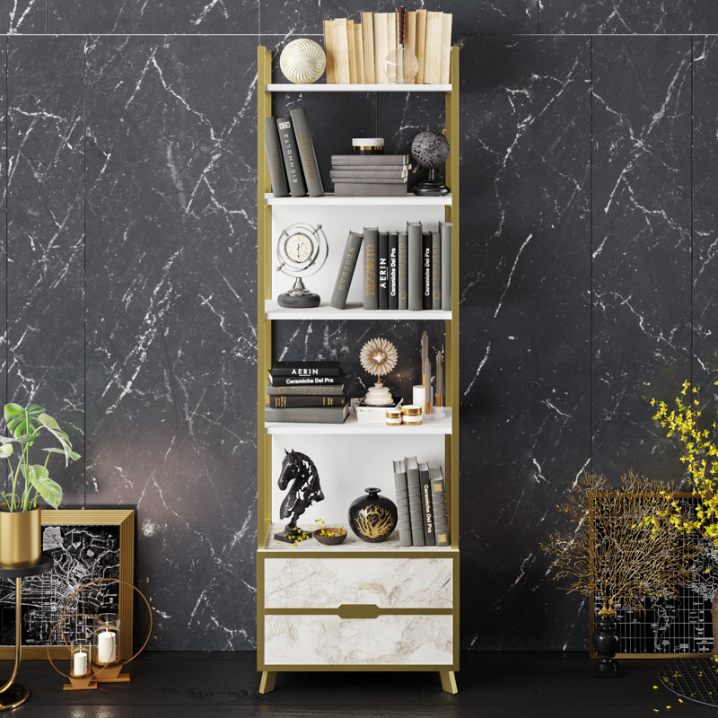 Palmyra 191cm H x 59.5cm W Standard Bookcase