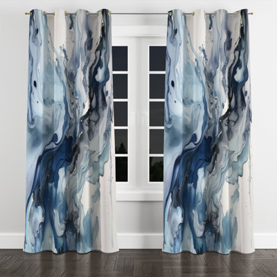 Ausbon - Modern Grommet Curtain - Velvet Room Darkening - 1 panel