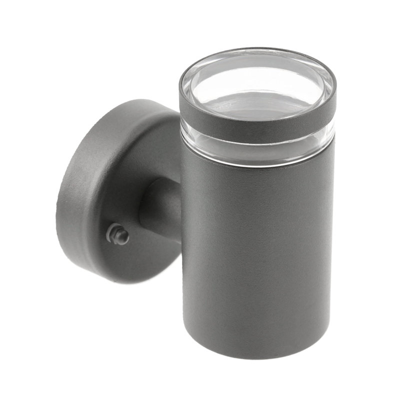 Bostyn 12cm H Outdoor Wall Lantern, Dark Grey