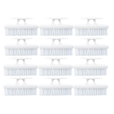 Brosse à ongles Superio pour nettoyer les ongles, brosse à récurer les ongles, brosse à ongles pour les pieds des pieds - petite brosse à récurer - brosse de nettoyage robuste tout usage pour la maison, la cuisine, le travail, paquet de 12