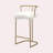 Alphonse Upholstered Counter Stool with Iron Frame