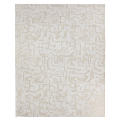 Jaipur Living Amine KAF03 Tufted Abstract Ivory/Tan Area Rug (12'X15')