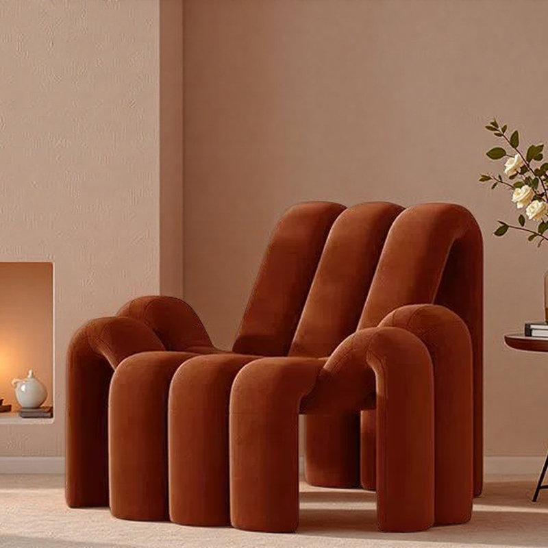 Creative Single Leisure Chair., Orange