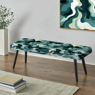 Green Green Camouflage Fashion - Banc rembourré noir camouflage