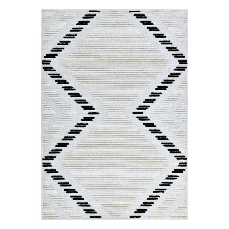 Dash diamant ivoire, 5 x 7