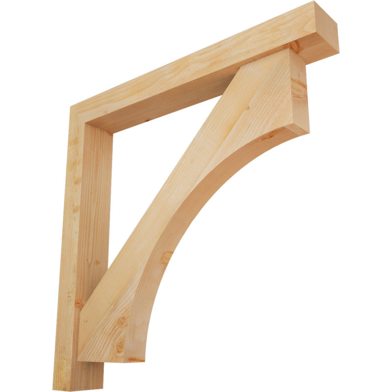 Support Westlake Block avec support décalé, 44 x 44, Sapin Douglas de l 6 po (scié brut)
