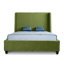 Lit plateforme tapissier en velours parlay moderne vert-1521159362-1521159390