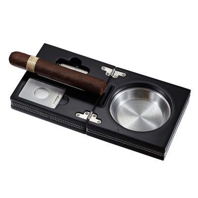 Cendrier pour cigares pliant en bois carnis