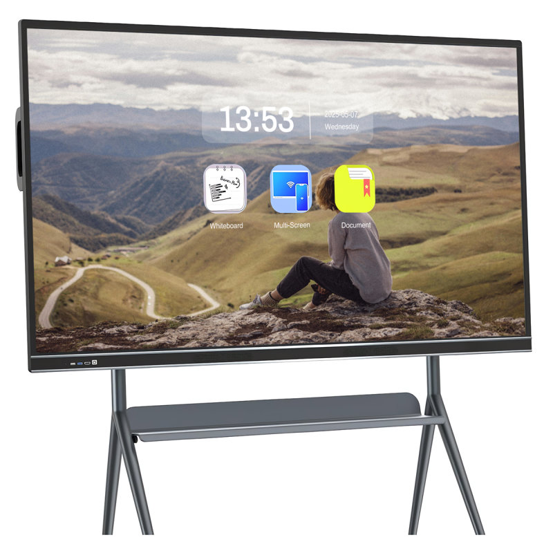 JYXCN Smart Board 75 "tableau blanc interactif 4K sans fil tactile et Windows Smart Board pour les réunions vidéo