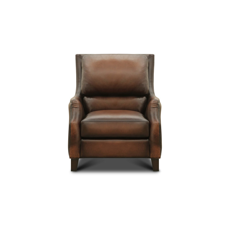 Savoy Leather Armchair, Damask (Hand-Tooled), Espresso