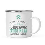 This Is What an Awesome Looks Like Family Father-in-Law Camping Mug
