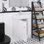 Meuble-lavabo mural de 22 po avec lavabo en céramique et rangement à droite-938325771