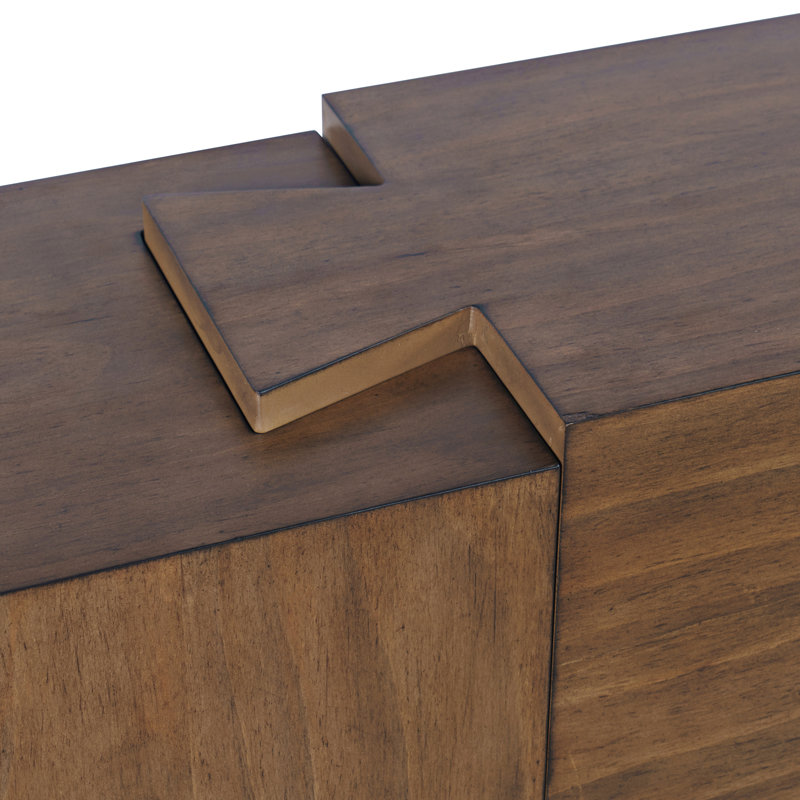 Taos Modern Rustic 79" Dovetailed Sofa Console Table