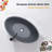 Schnappi 14'' Gray Concrete Oval Bathroom Sink