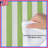 Green White Stripes Comforter-125167847