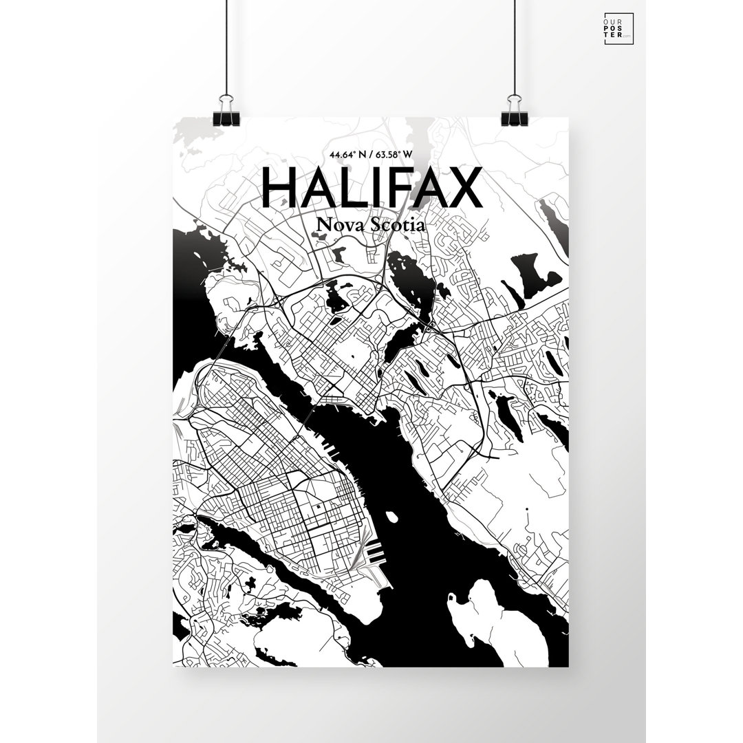 " Halifax City Map " OurPoster.com 