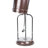 Fire Sense Patio Heater with Wheels 46,000 BTU Output Electronic Ignition System Propane Heater-aged chestnut-34192864