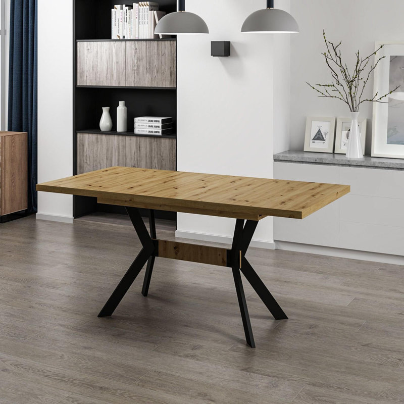 Ferro Beech Dining Table, Oak
