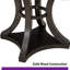 Ensemble de table de salle à manger extensible 5 pièces avec 4 chaises rembourrées, table de cuisine en bois et ensemble de chaises pour 4 à 6 personnes-1565020754