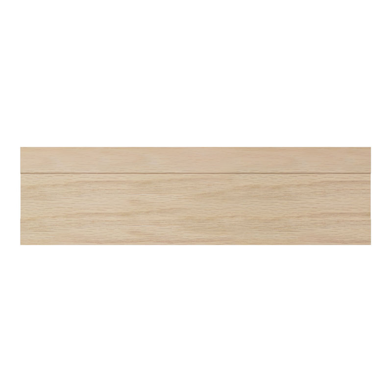 Moulure en bois franc massif de traverse de chaise de qualité supérieure, mesurant 11/16 po x l 2 5/8 po x L 96 po, chêne nuancé américain
