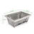 Foldable portable outdoor charcoal barbecue set