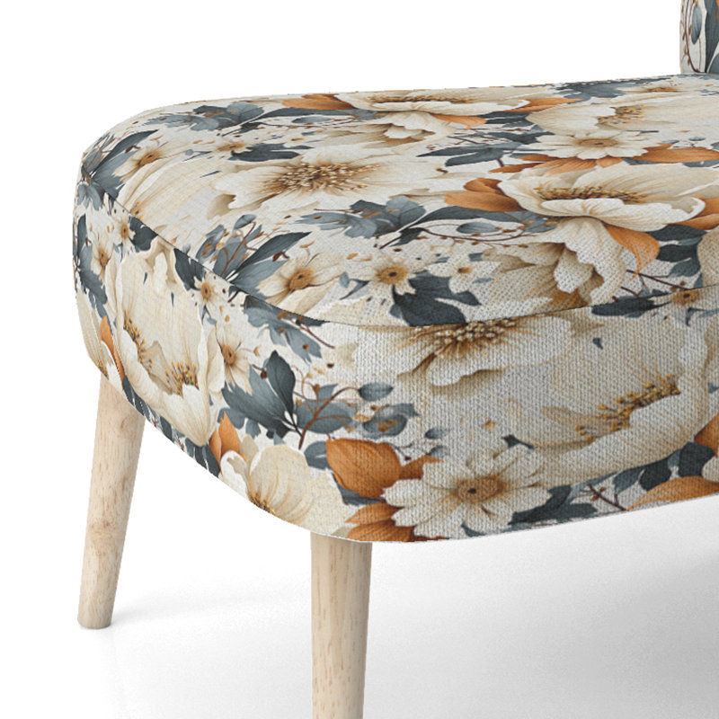 Chaise d'appoint rembourrée Rustic Elegance