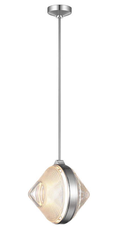 Copper Coast 1 - Light LED Pendant, Polished Nickel