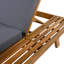 Chaise longue avec appui-tête, bois d'acacia (ensemble de 1), 4 po d'épaisseur-1186644568