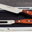 BergHOFF International Pakka Wood 3pc Stainless Steel Carving Set with Case