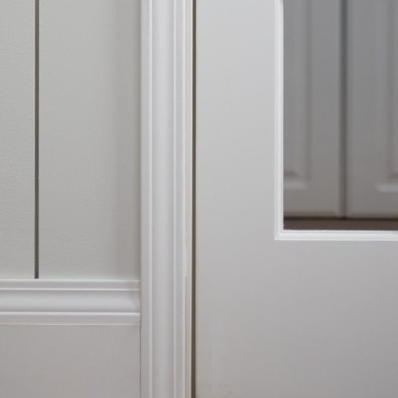 Portes françaises en verre, 72 po x 80 po, Gauche