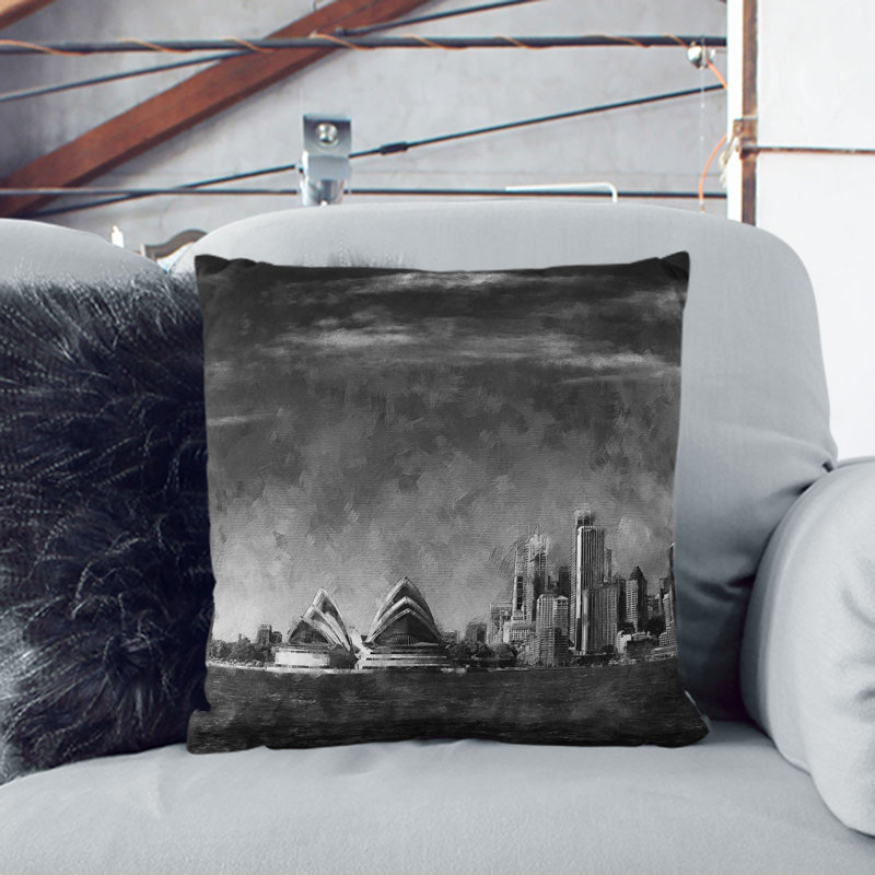 Square Cushion, 55cm H x 55cm W x 20cm D