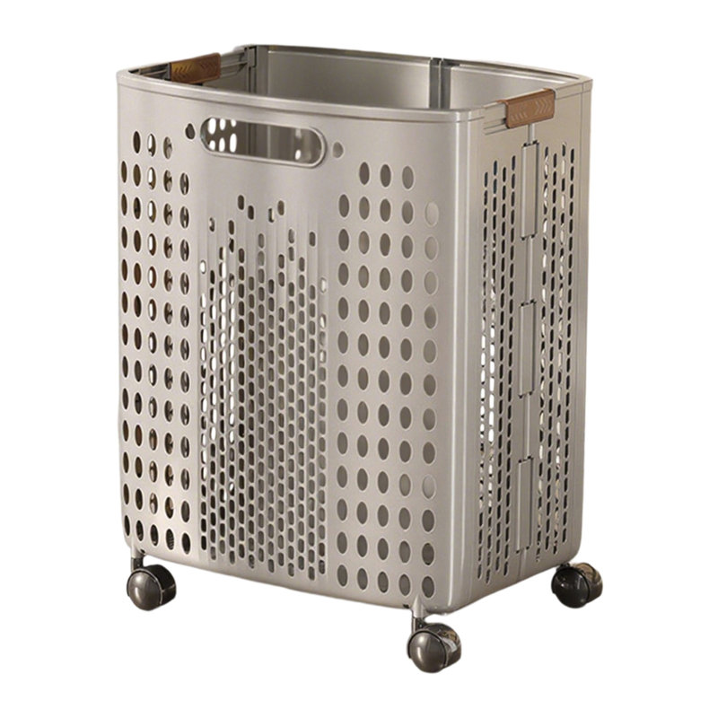 Foldable Laundry Baskets Multi Functional Portable Dirty Clothes Hamper With Wheels Organization Toy Storage Basket With Handle