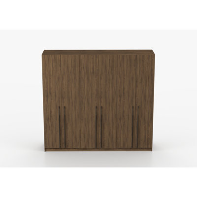 Demeta 6 Door Laminate Wardrobe