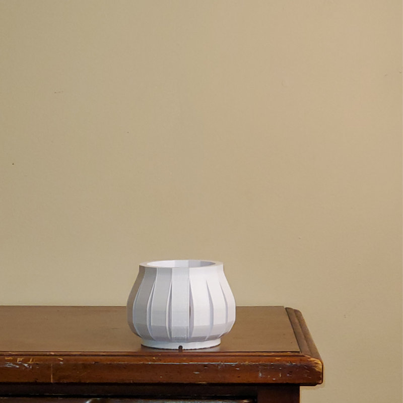 Handmade Pot Planter, White