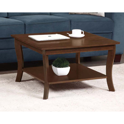 Carbin 30" Coffee Table with Shelf