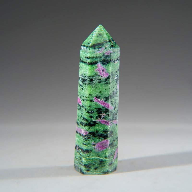 Ruby Zoisite Abstract Crystal