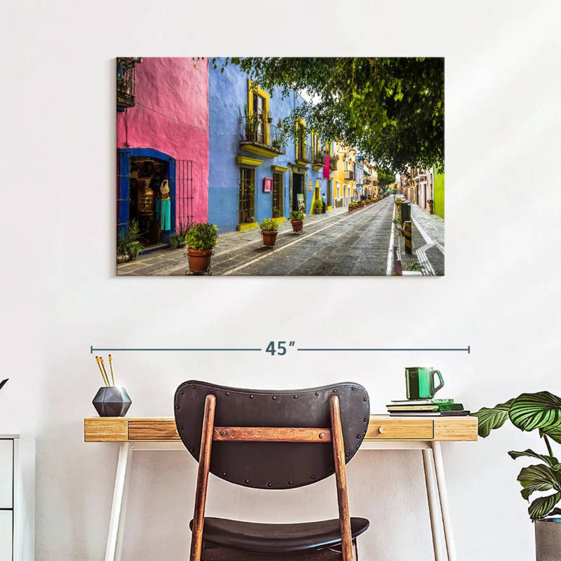 Sirci, rue mexicaine, H 26 po x l 39 po