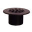 Drain de baignoire de 1-3 / 8 po à filetage fin avec trop-plein de levier de déclenchement et adaptateur de conversion-99489850