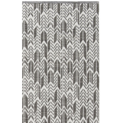 Tapis gris anthracite / ivoire Paz