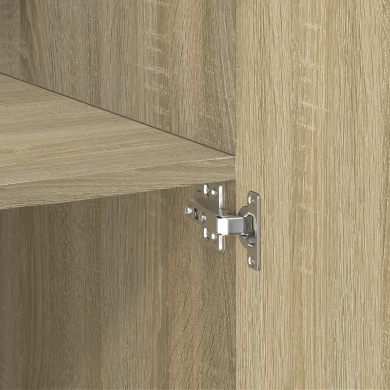 Keels 80cm Sideboard, Sonoma Oak, 225cm H x 70cm W x 42.5cm D