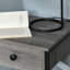 Table de bout Josie, table d'appoint avec tablette de rangement et tiroir Josie-645524426