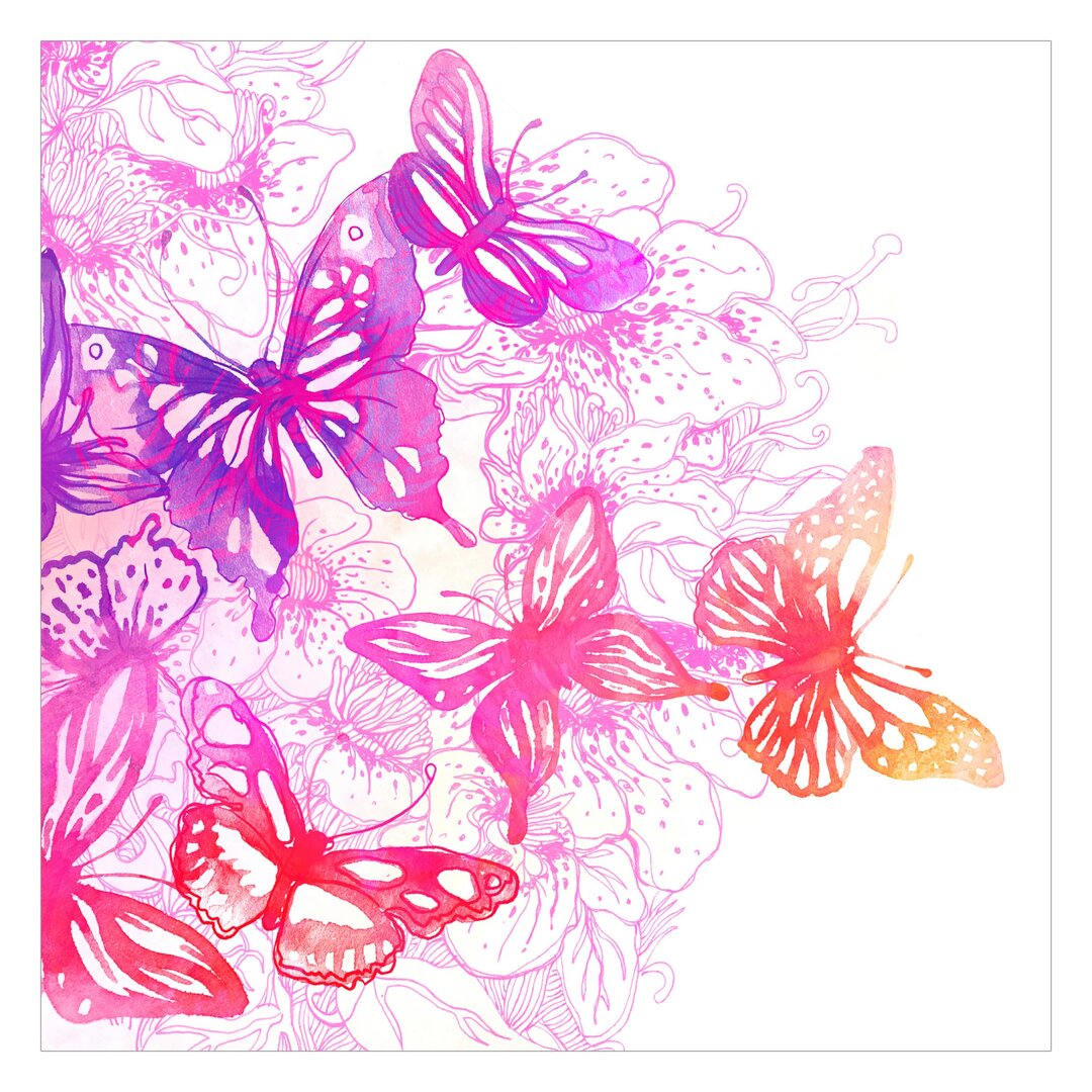 Strukturierte Tapete Butterfly Dream 2,4 m x 240 cm